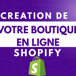 Je vais créer votre boutique Shopify mono ou multi-produit clé en main